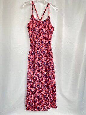 NWT Sustainable Pact Organic Floral Cotton Fit & Flare Resort Midi Dress XXL